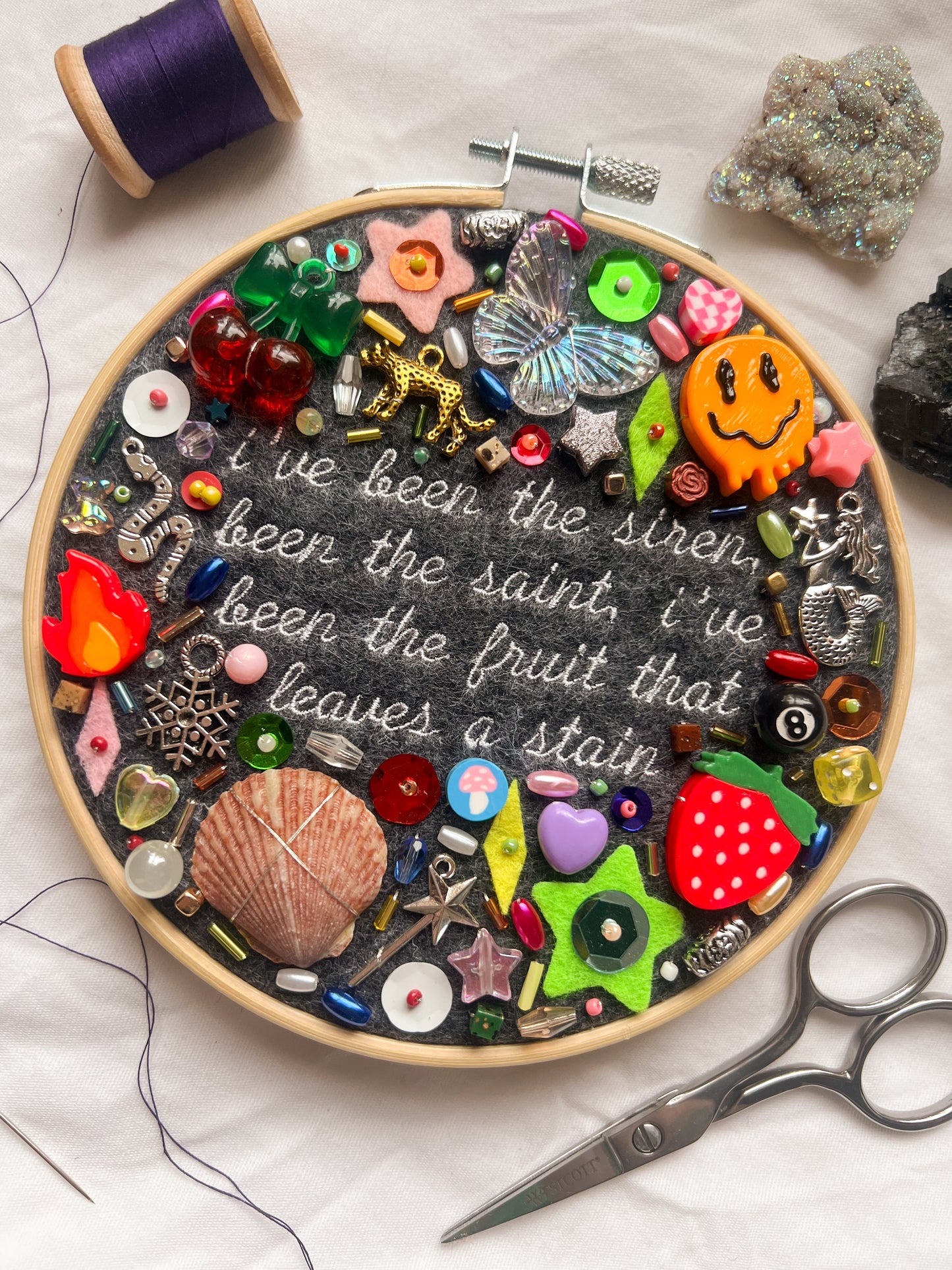 SHAPESHIFTER lorde charm embroidery