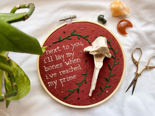 next to you oddity embroidery