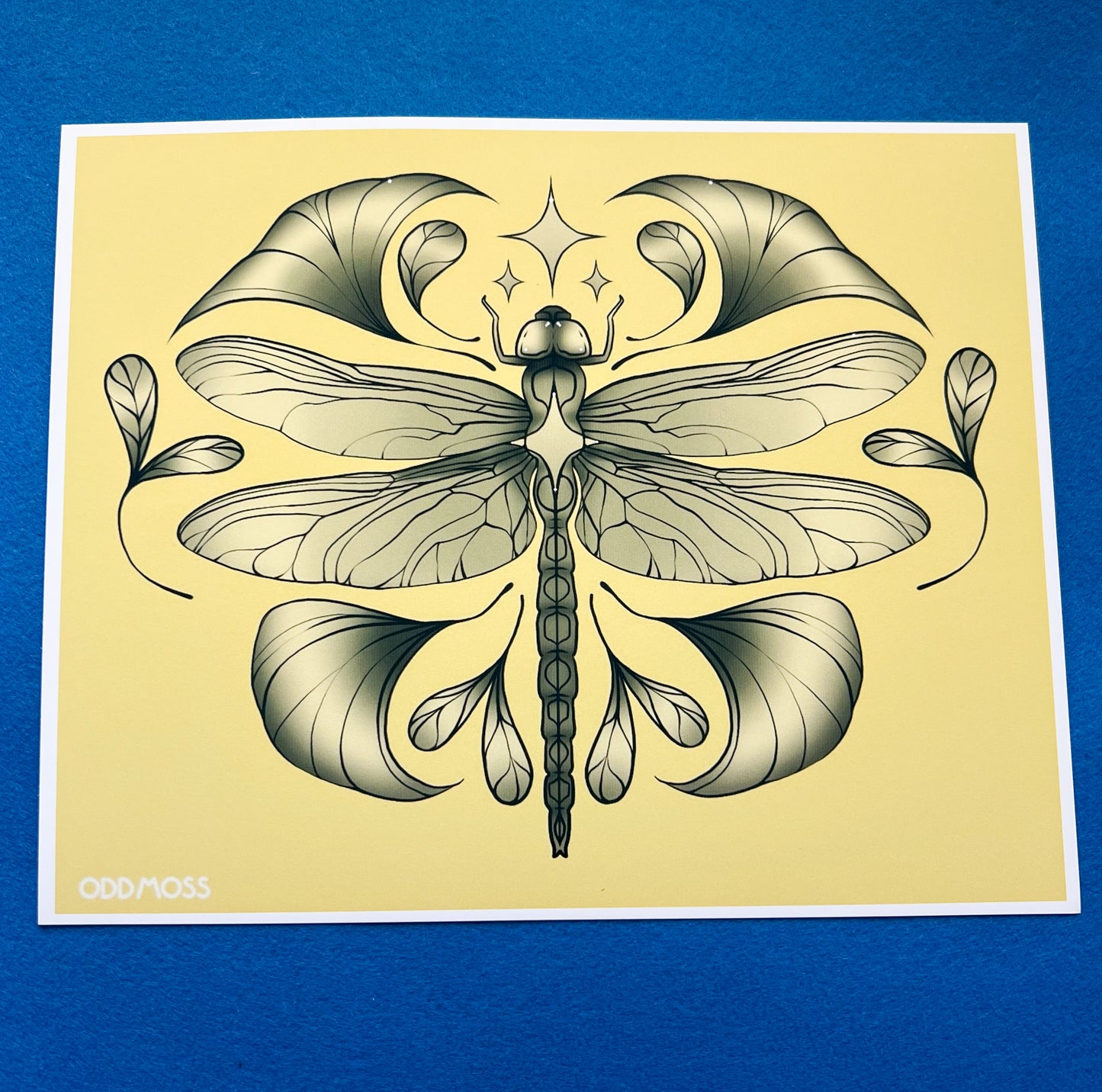 dragonfly print - odd moss studio