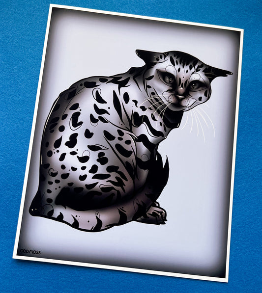 lynx print - odd moss studio