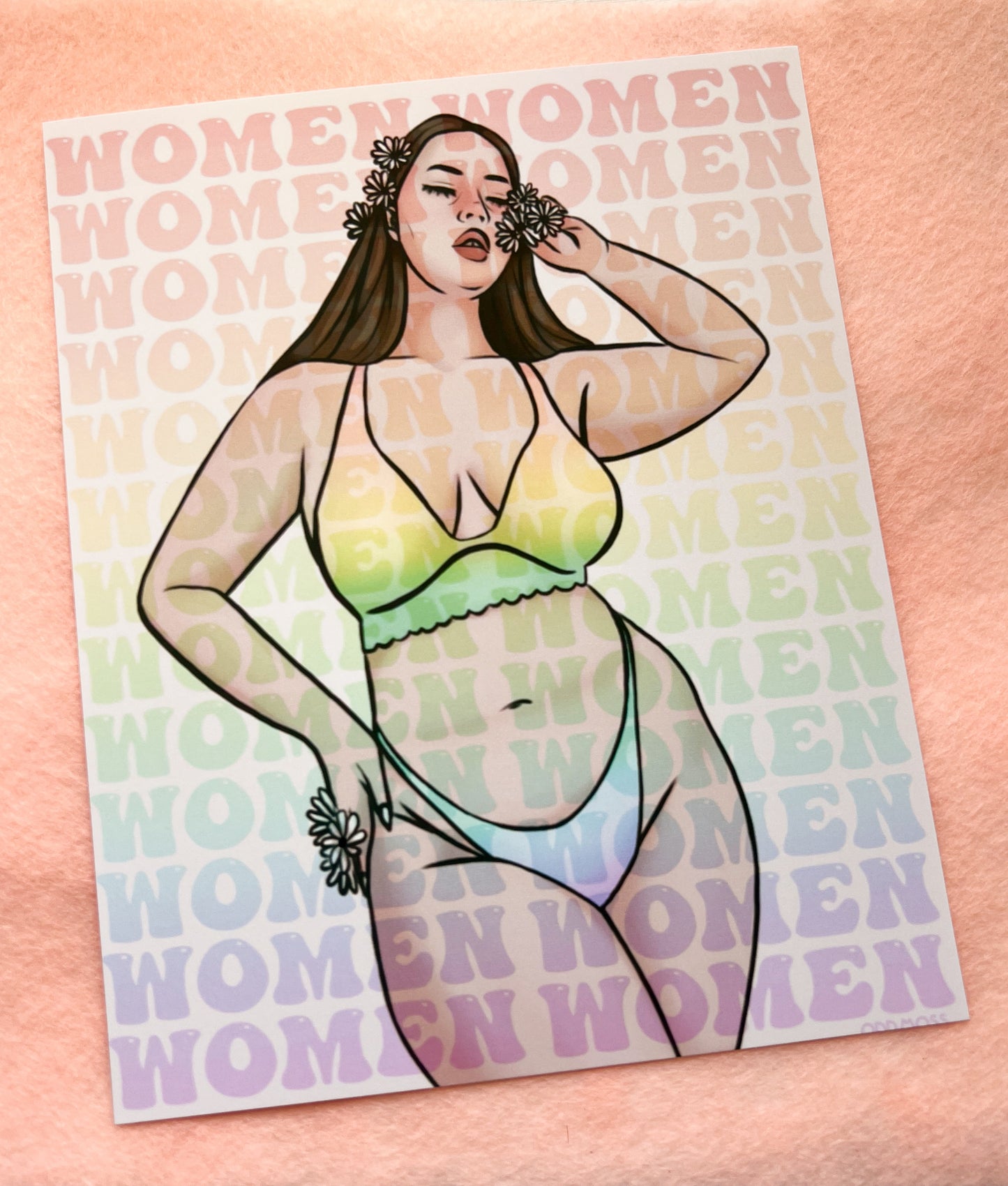 rainbow WOMEN print - odd moss studio