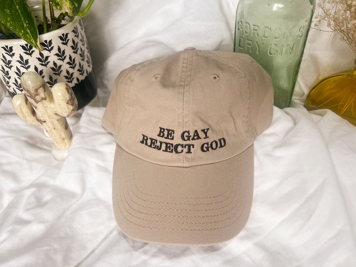 be gay reject god cap (PREORDER)