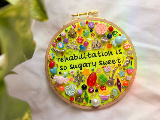 SUGAR remi wolf charm embroidery