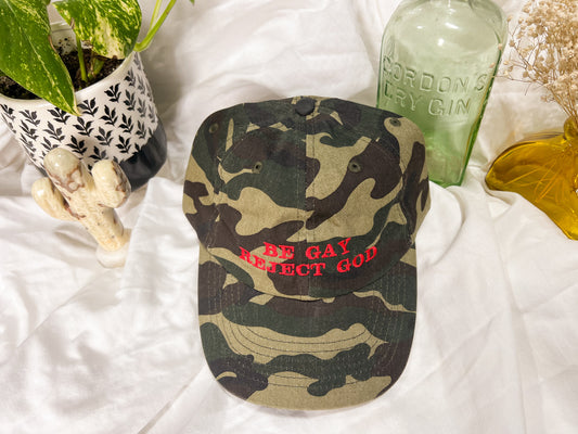 be gay reject god cap (PREORDER)