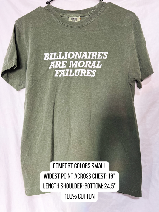 billionaires screen-print shirt