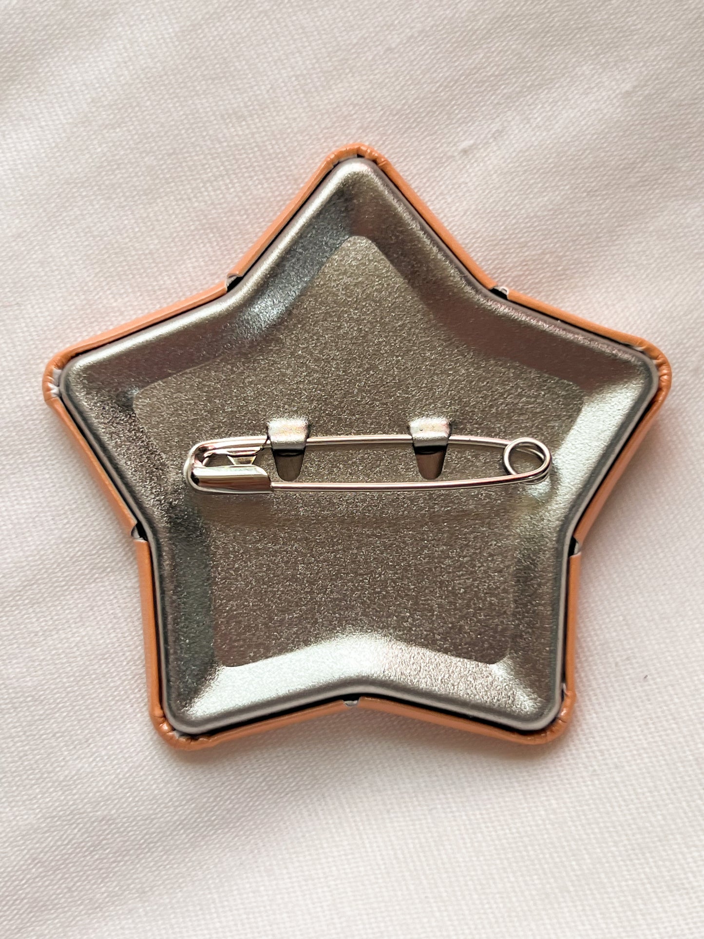 never uses AI star-shaped holographic pin