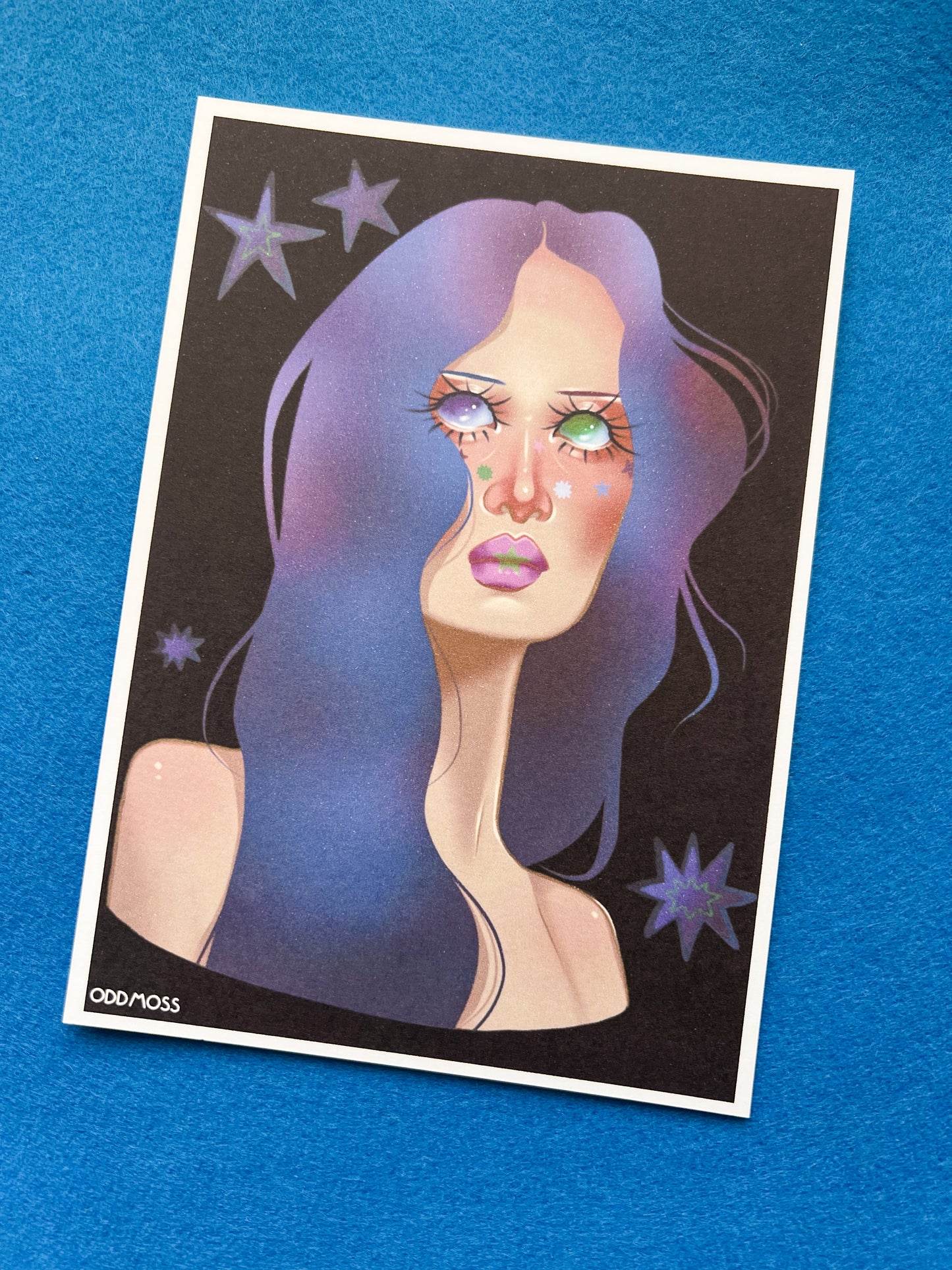 mystic star girl print - odd moss studio