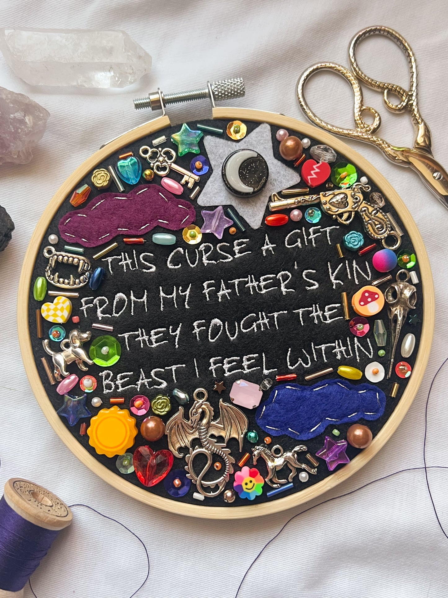 MAMA WEREWOLF brandi carlile charm embroidery