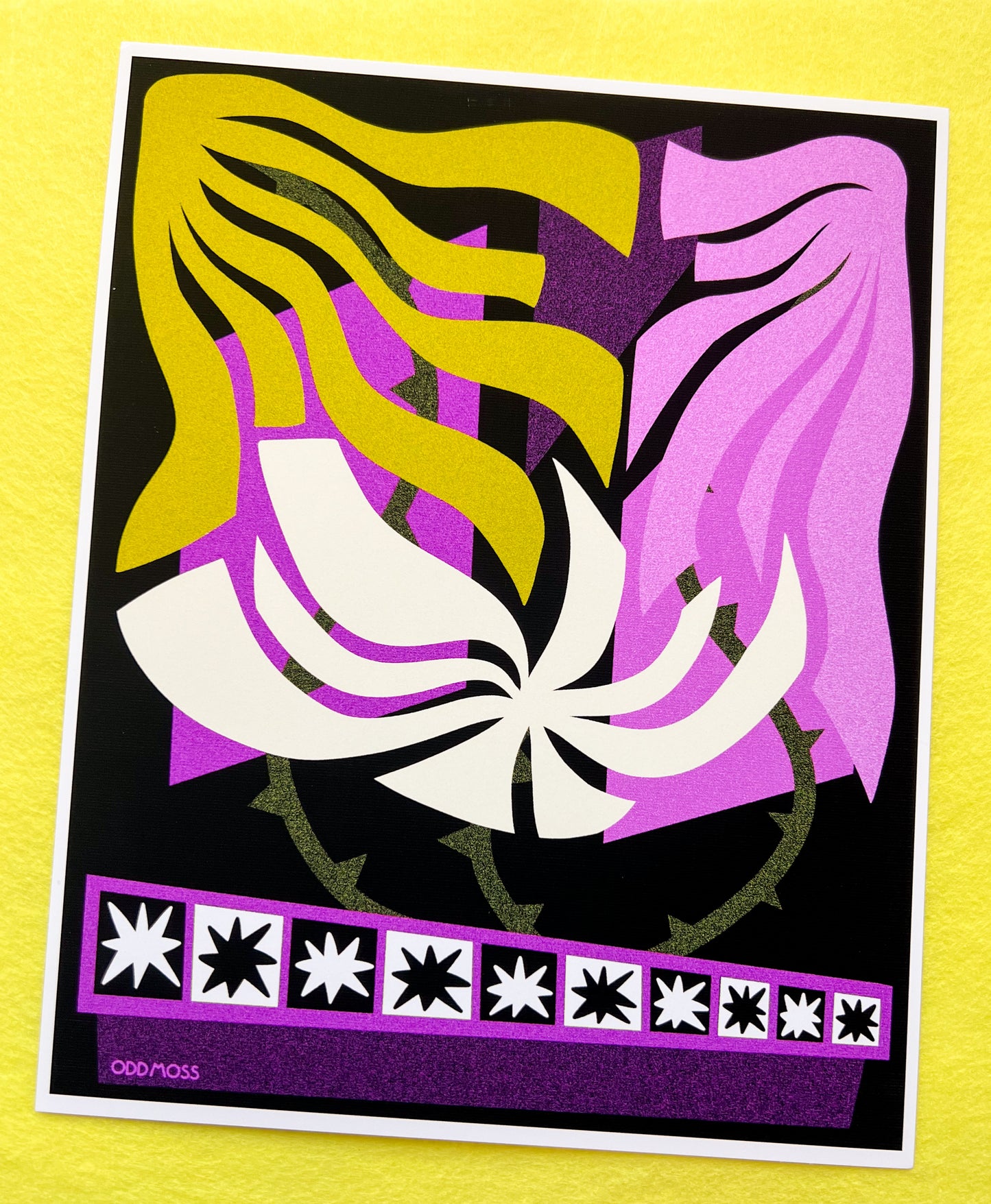 funky thorns print - odd moss studio