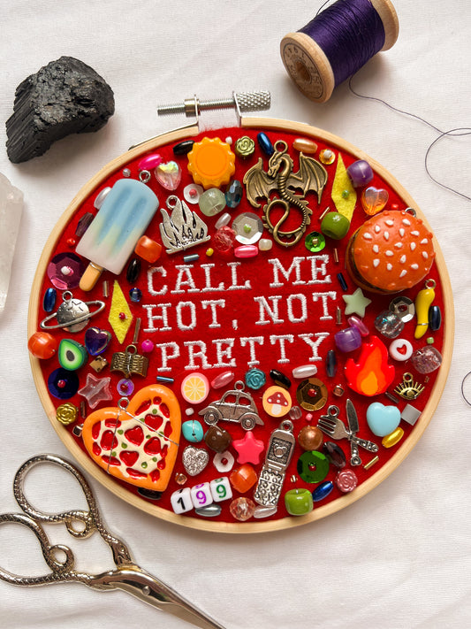 HOT TO GO chappell roan charm embroidery