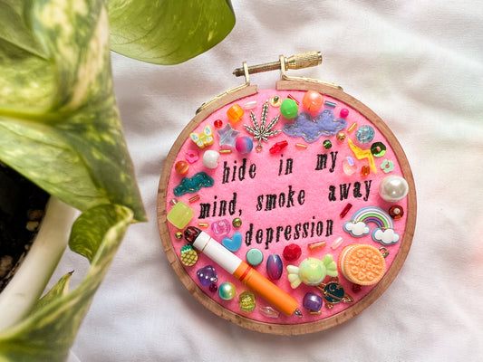 GUERILLA remi wolf charm embroidery