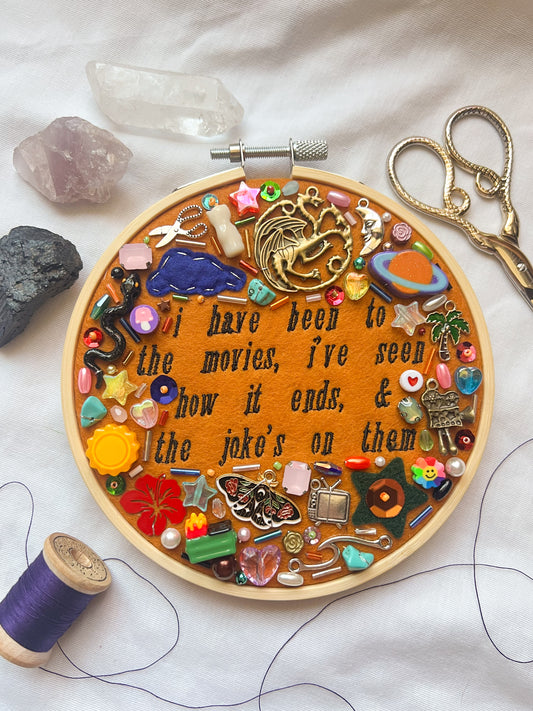 THE JOKE brandi carlile charm embroidery