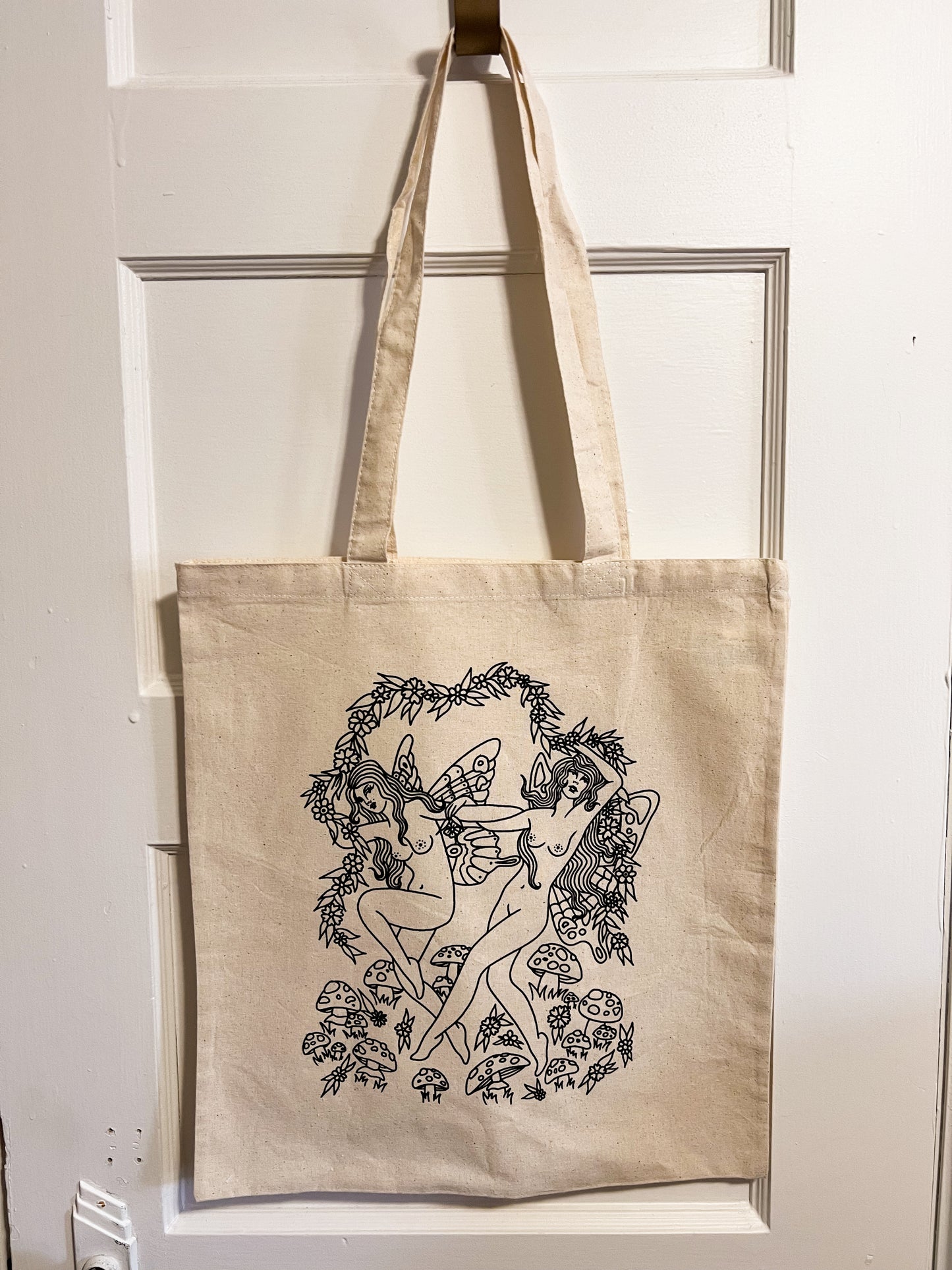 fairy ring tote bag