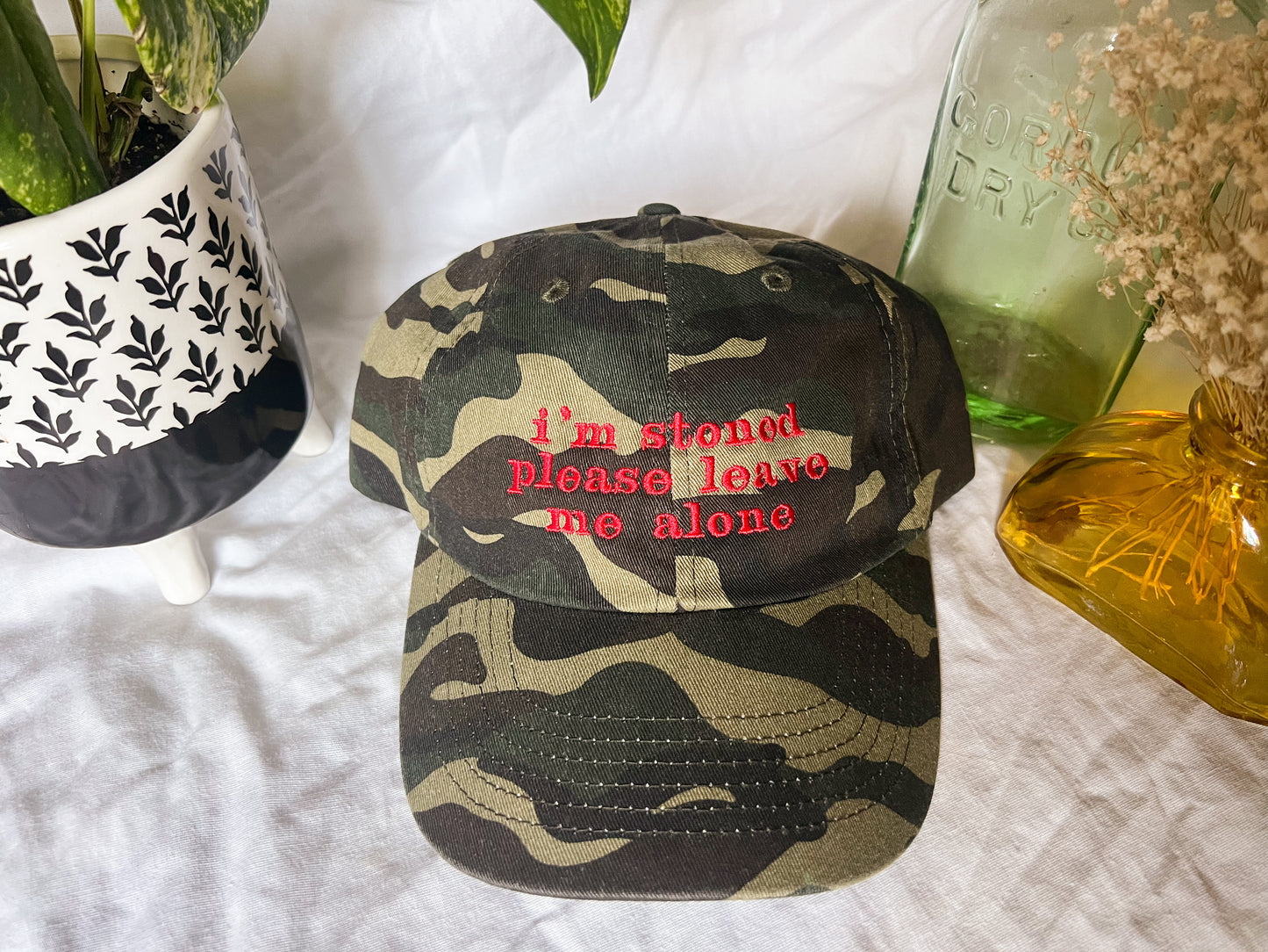 i'm stoned please leave me alone cap (PREORDER)