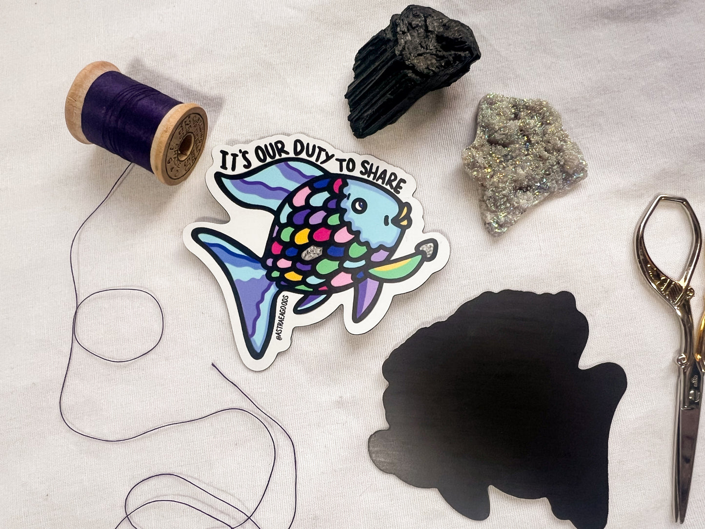 rainbow fish magnets