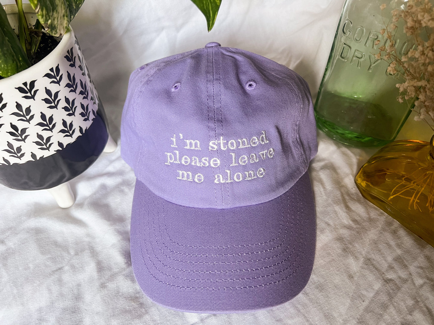 i'm stoned please leave me alone cap (PREORDER)