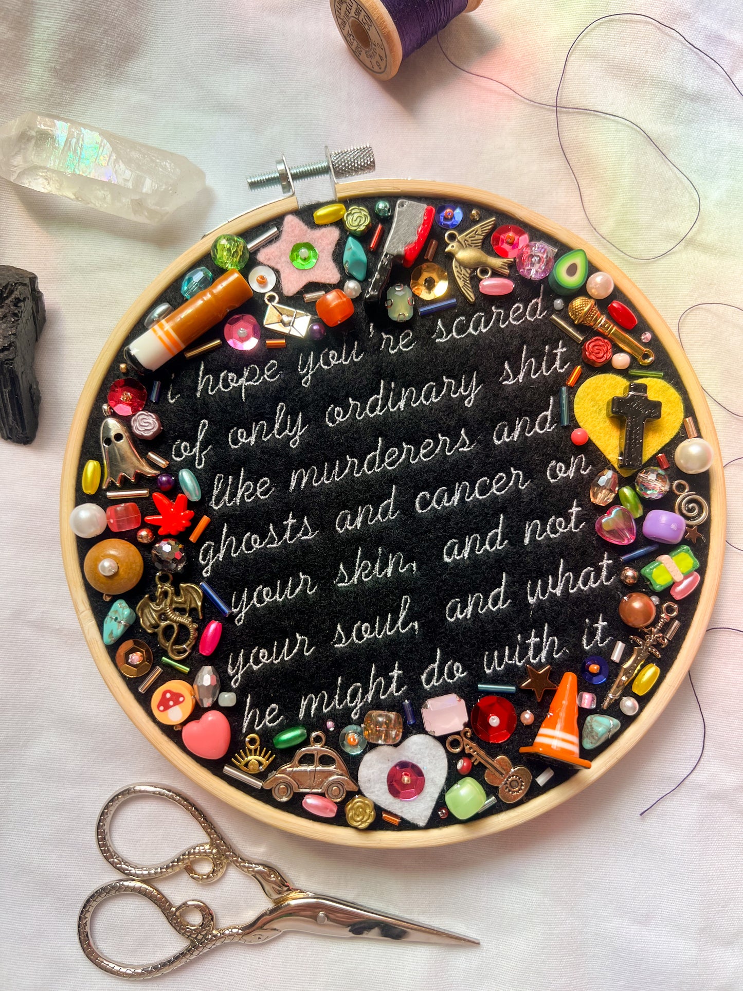 THE GREAT DIVIDE noah kahan charm embroidery
