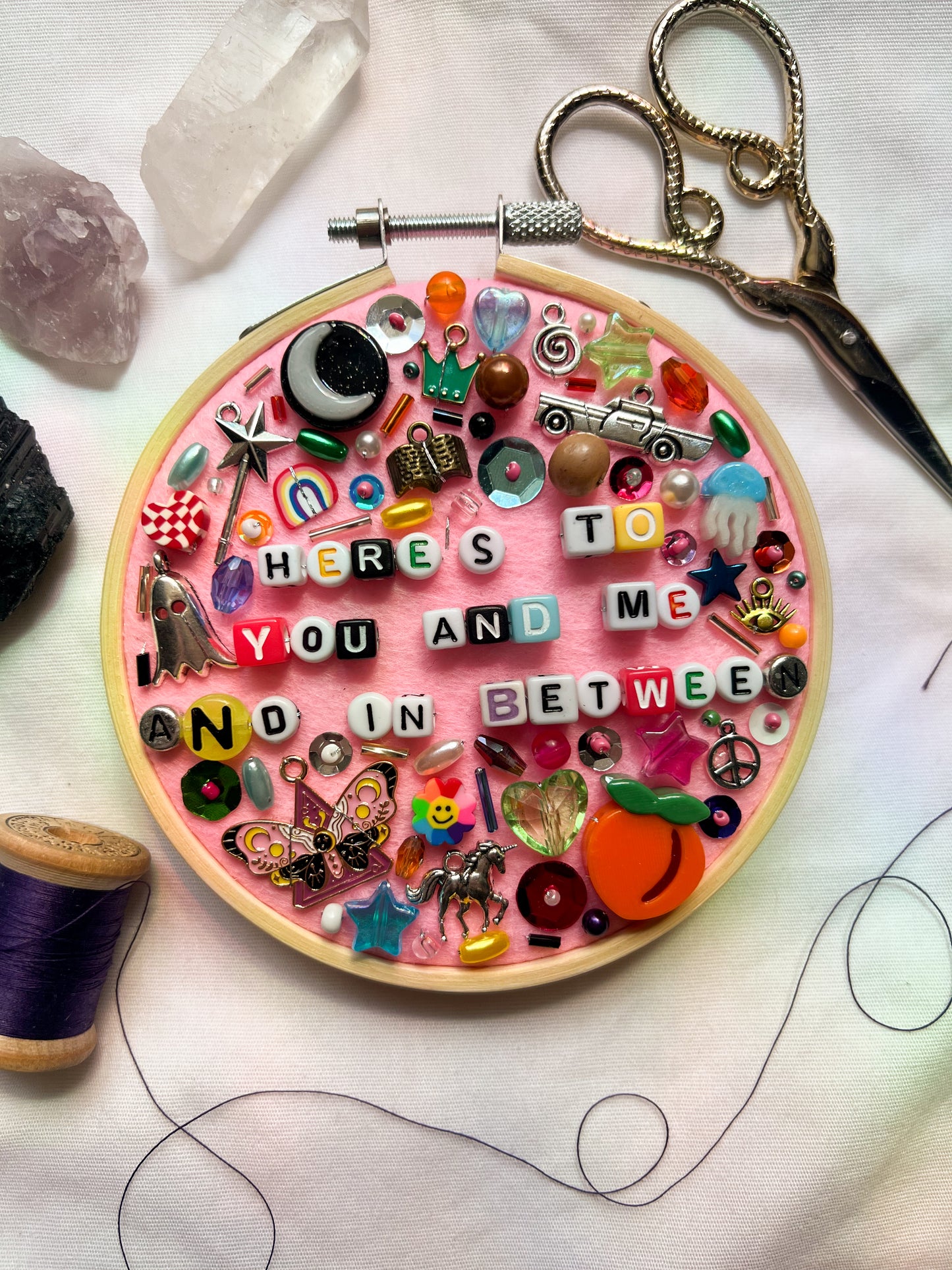 HEART'S CONTENT brandi carlile charm embroidery