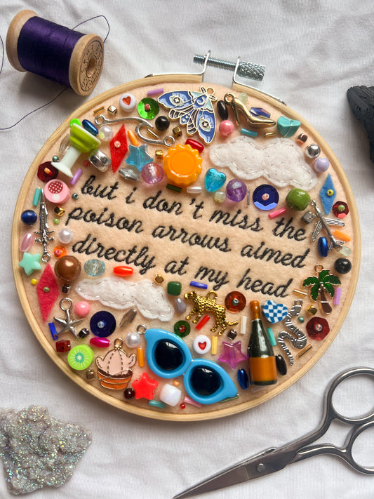 CALIFORNIA lorde charm embroidery