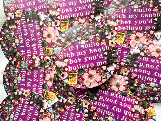 paramore charm stickers