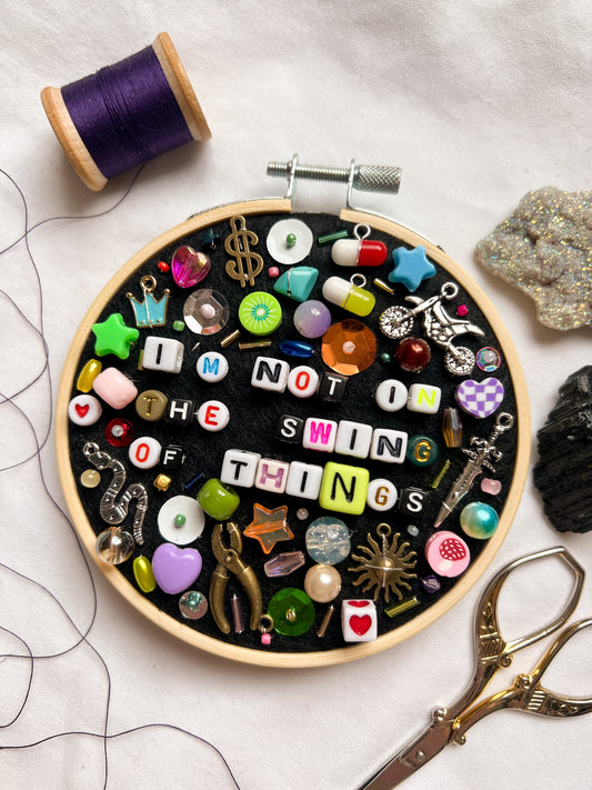 STILL SANE lorde charm embroidery