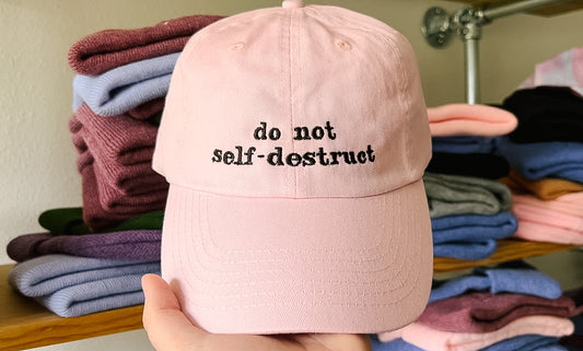 do not self-destruct cap (PREORDER)