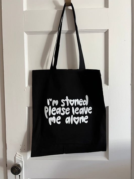 i’m stoned tote bag
