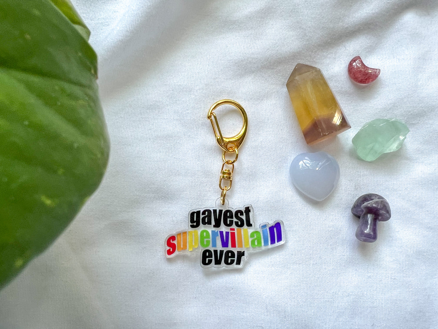 gayest supervillain ever keychains
