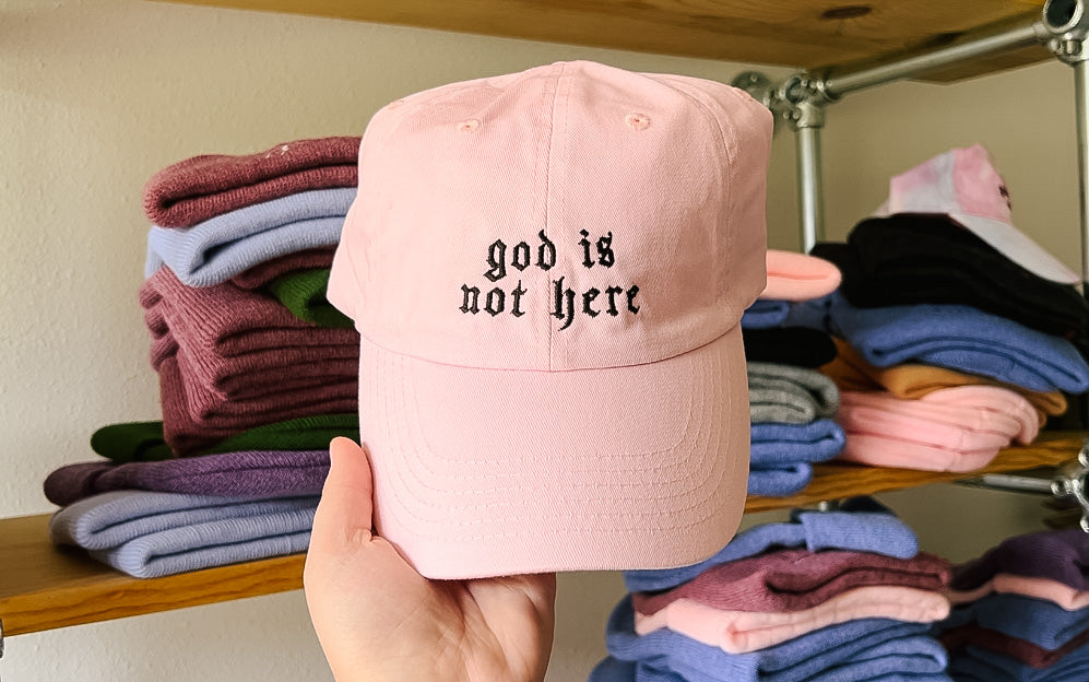 god is not here cap (PREORDER)