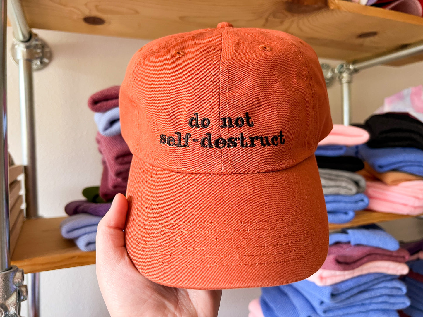 do not self-destruct cap (PREORDER)