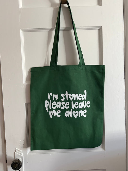 i’m stoned tote bag