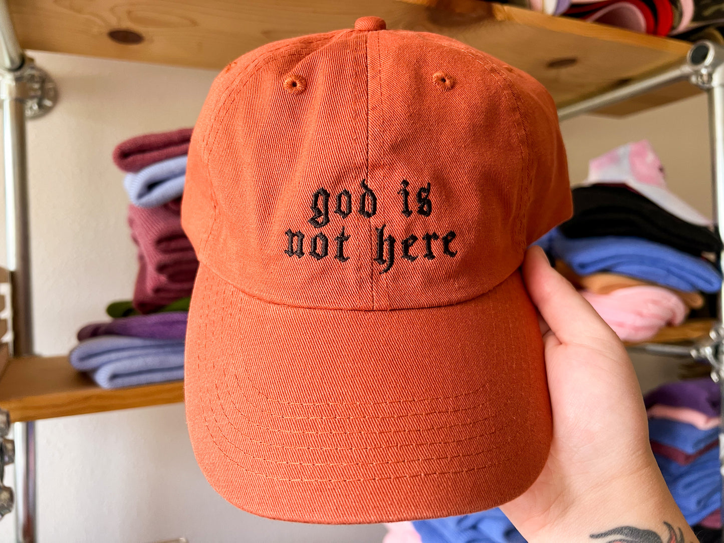 god is not here cap (PREORDER)
