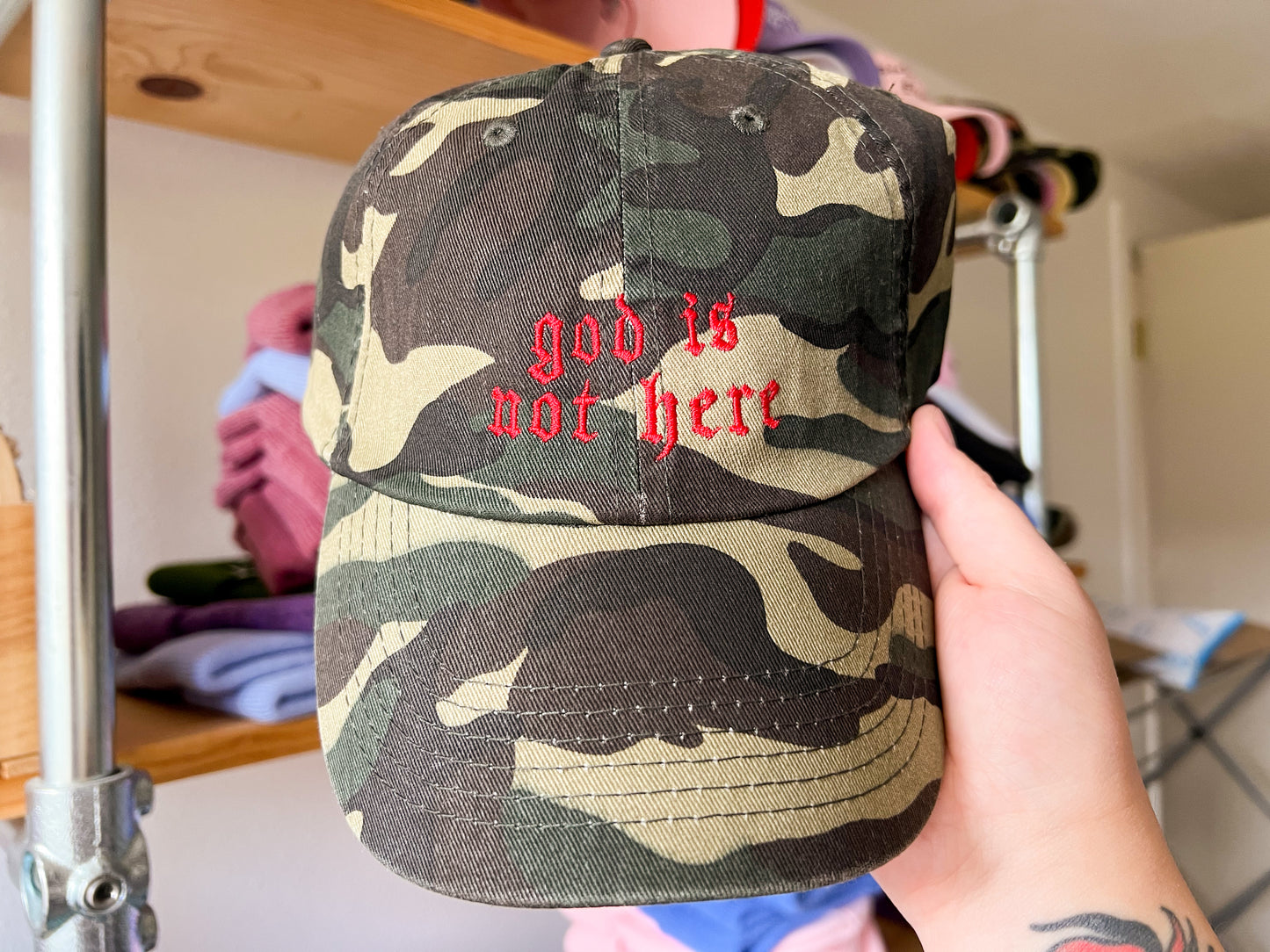 god is not here cap (PREORDER)
