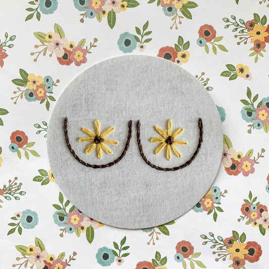 sunflower boobies sticker