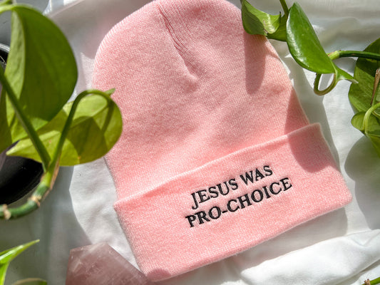 jesus was pro-choice beanie
