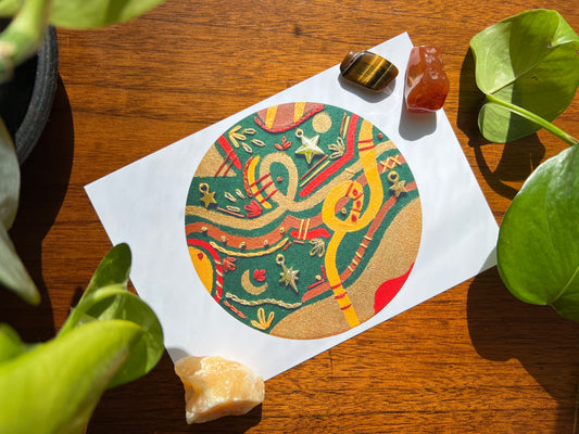 zodiac abstract prints