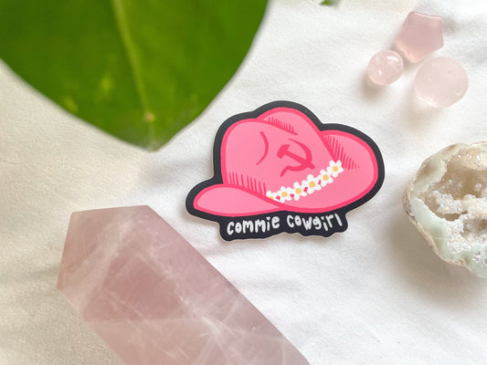 commie cowpoke stickers