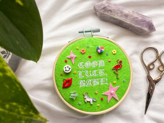 GOOD LUCK, BABE! chappell roan embroidery