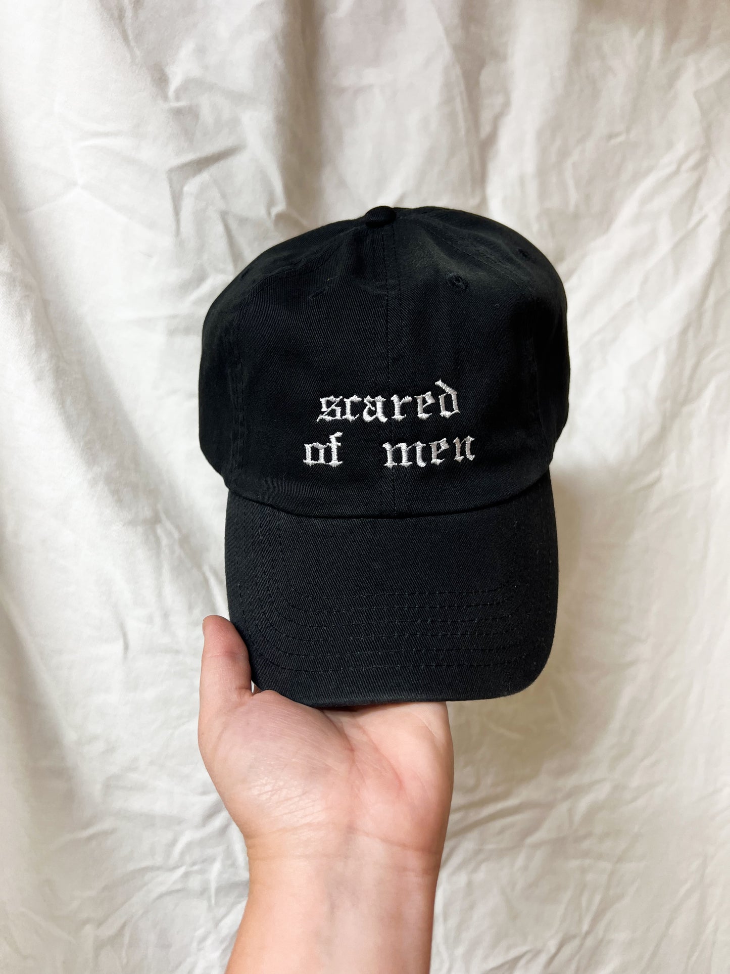 scared of men cap (PREORDER)