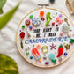 BED CHEM sabrina charm embroidery hoop