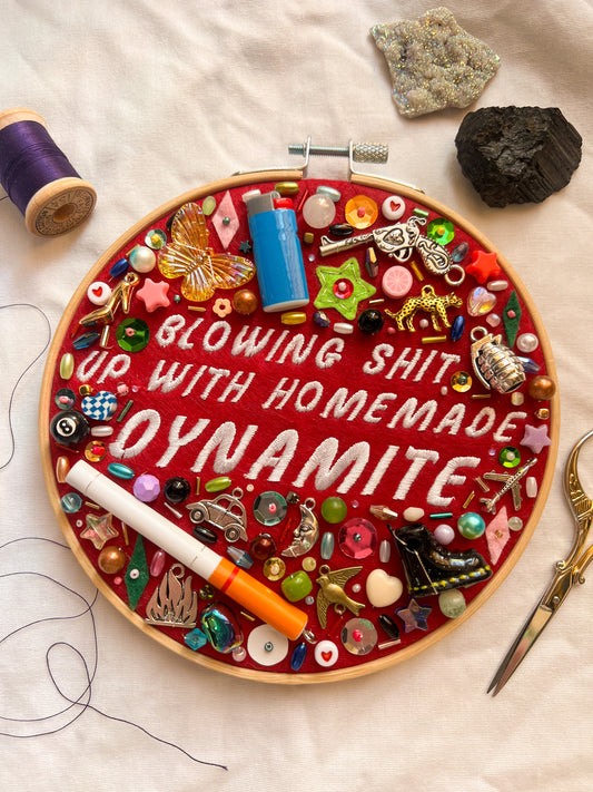 HOMEMADE DYNAMITE lorde charm embroidery