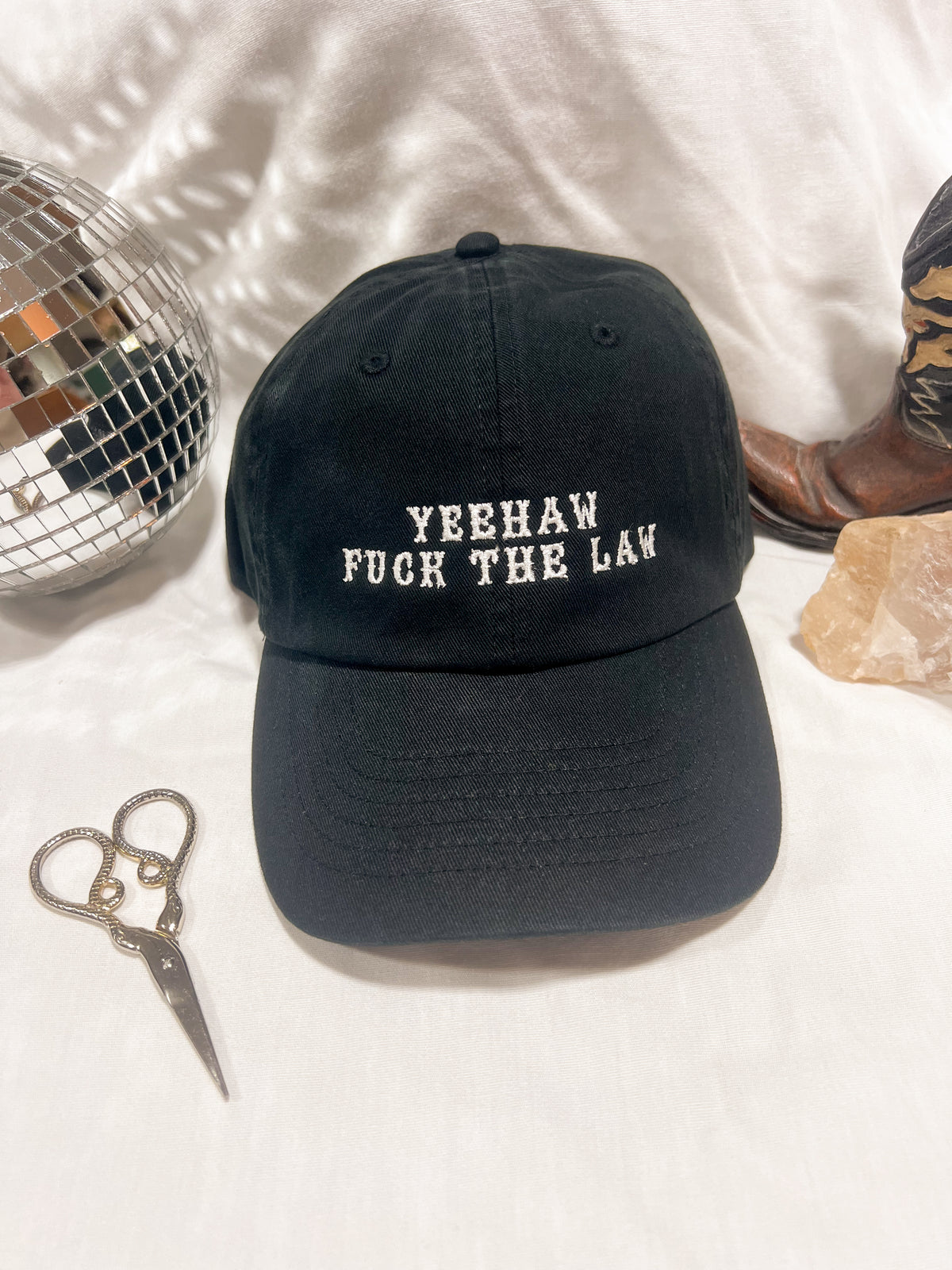 yeehaw fuck the law cap (PREORDER)