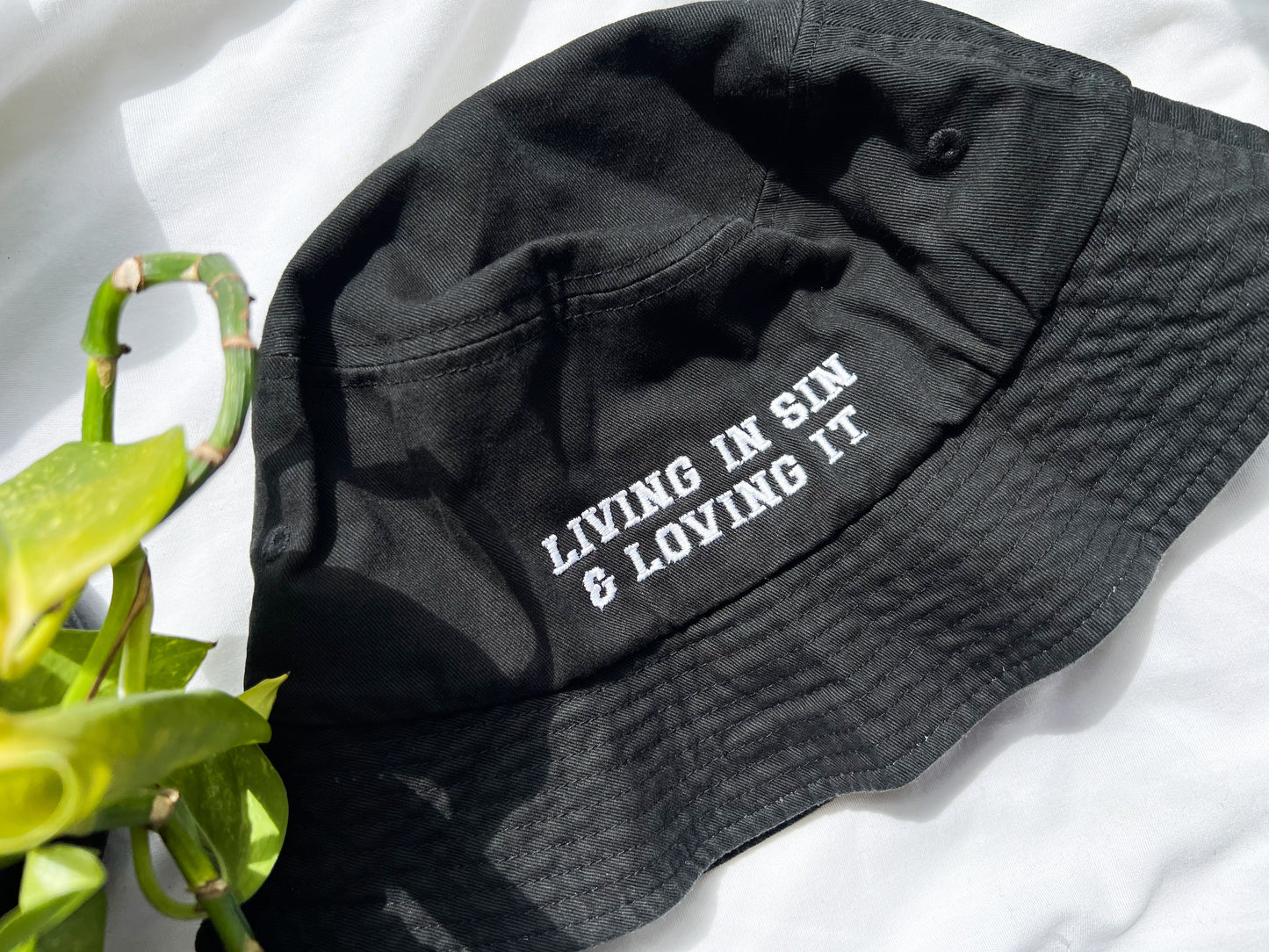 living in sin bucket hats (PREORDER)