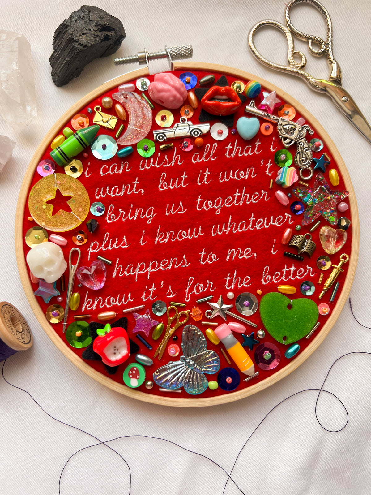 WAITING ROOM phoebe bridgers charm embroidery