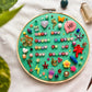 COINCIDENCE sabrina charm embroidery hoop