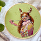 chappell roan portrait embroidery hoop