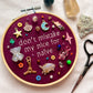 GOOD GRACES sabrina charm embroidery hoop