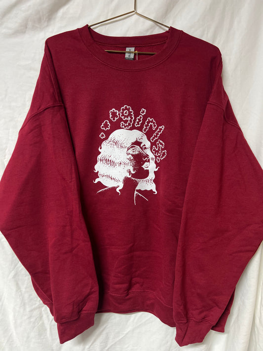 ready-to-ship screenprinted crewnecks