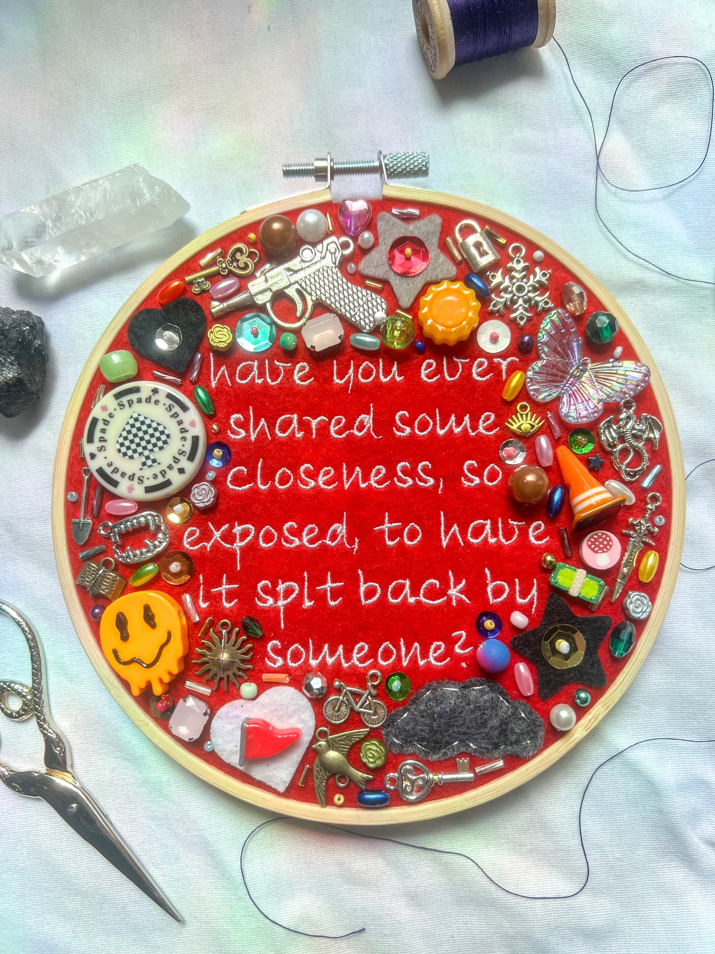 DOORS noah kahan charm embroidery