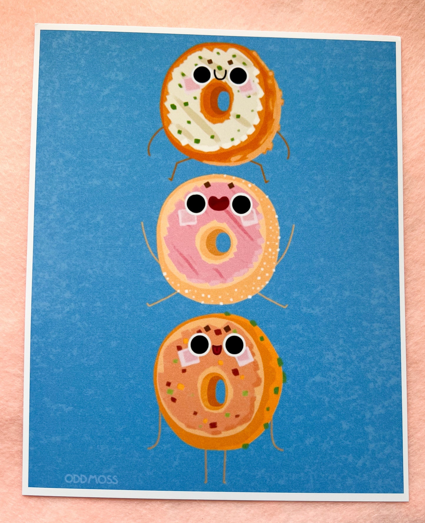 triple bagel print - odd moss studio